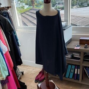 Peter Millar Navy Poncho